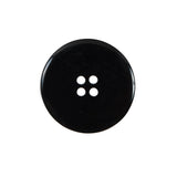 Black and Silver Marbleized Plastic Button - 36L/23mm