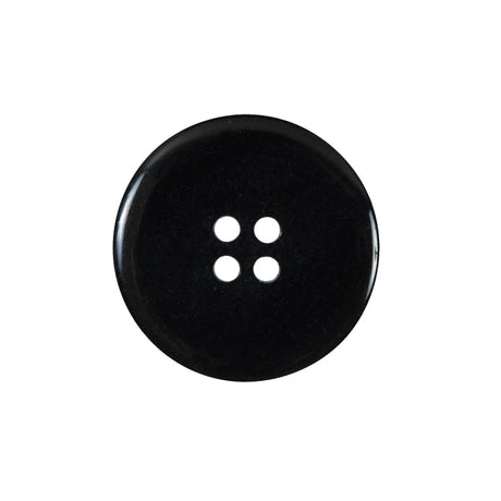 Black 4-Hole Plastic Button - 36L/23mm