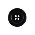 Black 4-Hole Plastic Button - 36L/23mm
