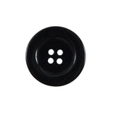 Black 4-Hole Plastic Button - 36L/23mm