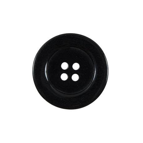Black 4-Hole Plastic Button - 36L/23mm