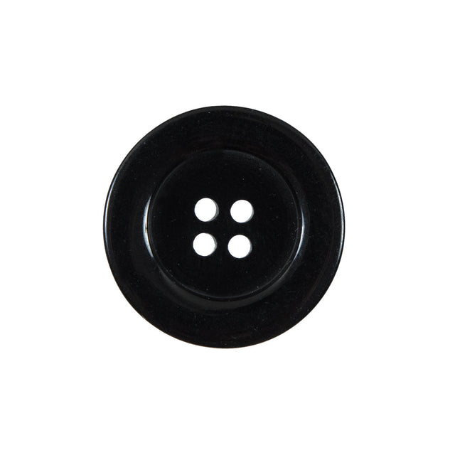 Black 4-Hole Plastic Button - 36L/23mm