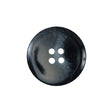 Dark Navy and Beige Plastic Button - 36L/23mm