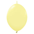 Latex Balloons 12 Inch Kalisan K-Link Macaron Yellow