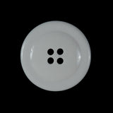 White and Black Plastic 4-Hole Button - 40L/25.5mm