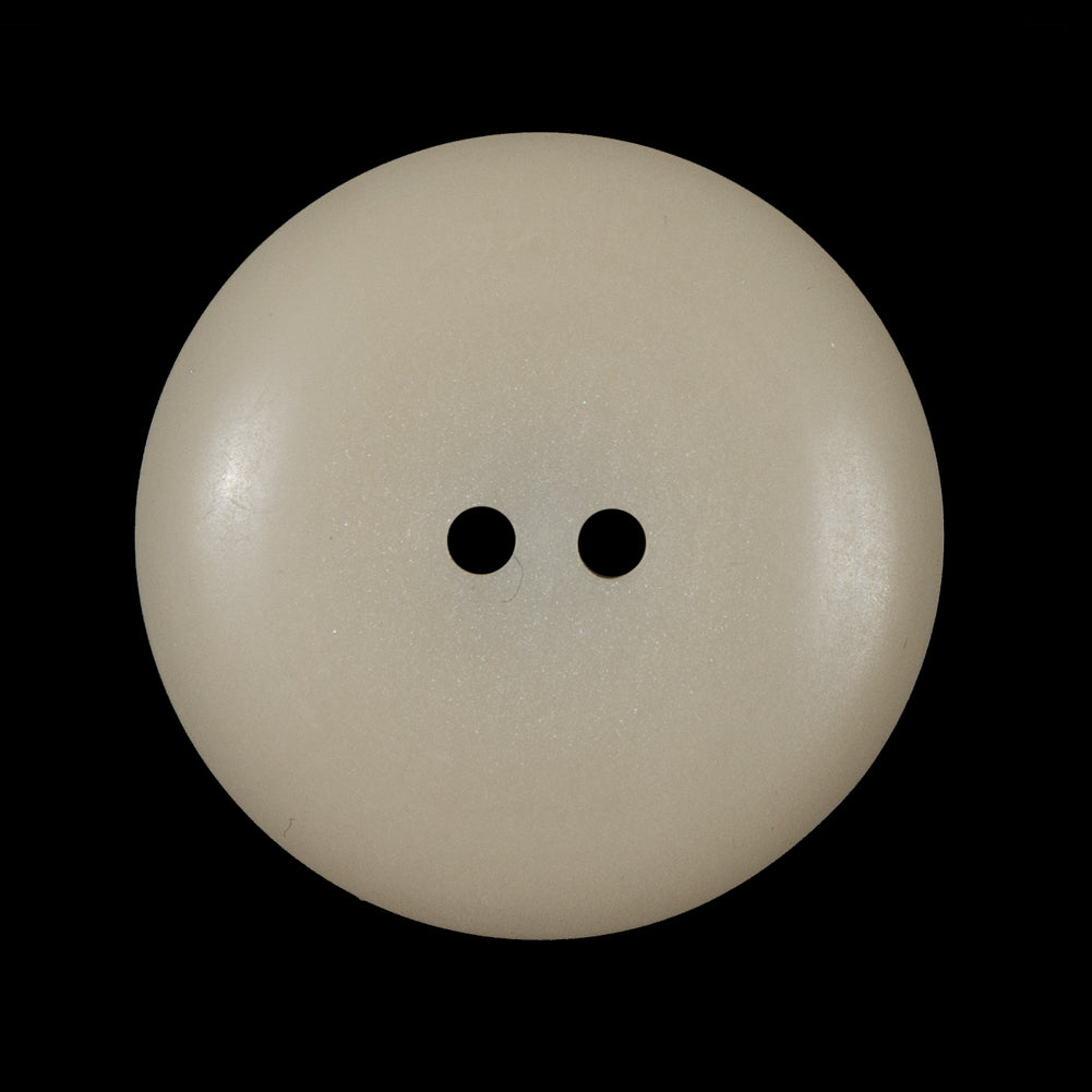 Beige Plastic 2-Hole Button - 48L/30.5mm