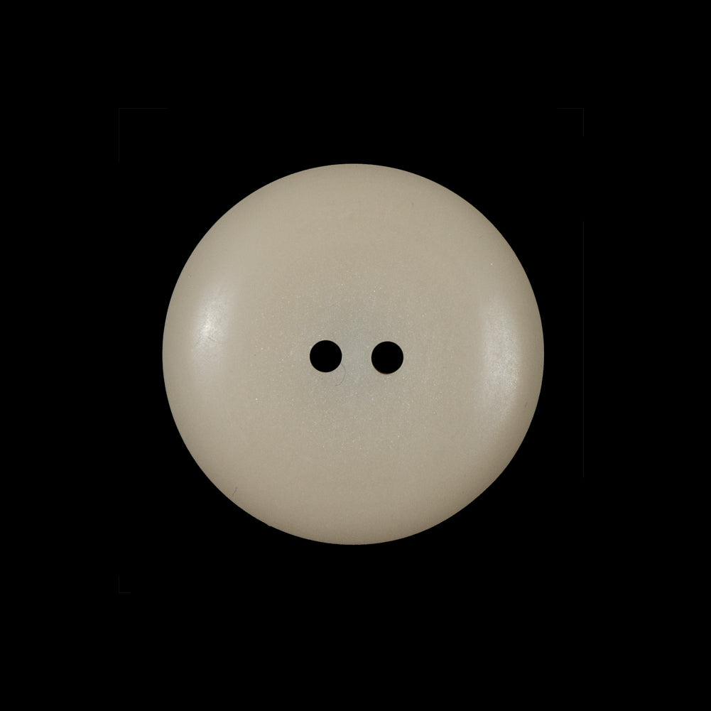 Beige Plastic 2-Hole Button - 36L/23mm