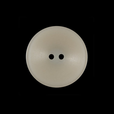 Beige Plastic 2-Hole Button - 36L/23mm