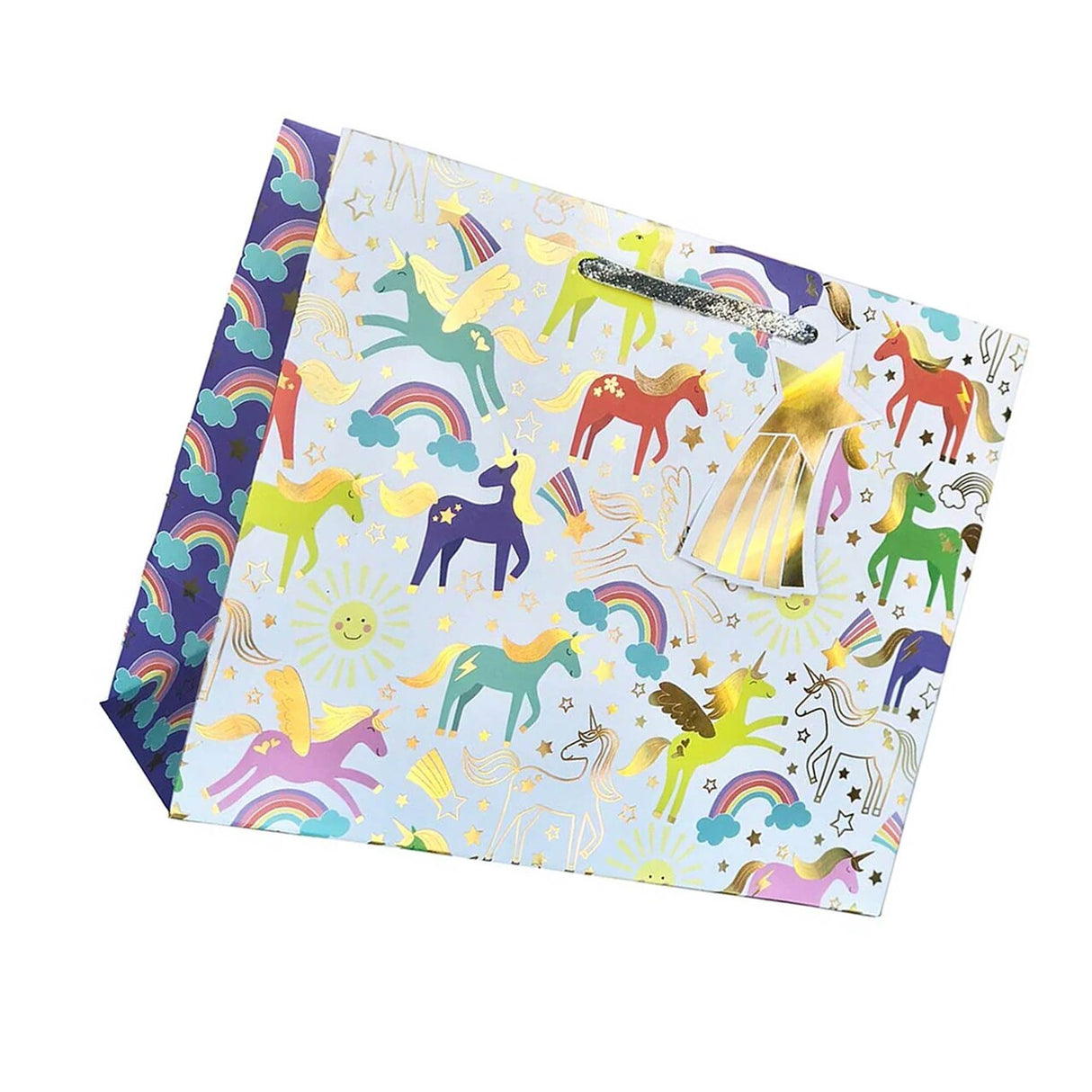 Trendy Patterned Gift Bags 10" x 5" x 12-1/2"