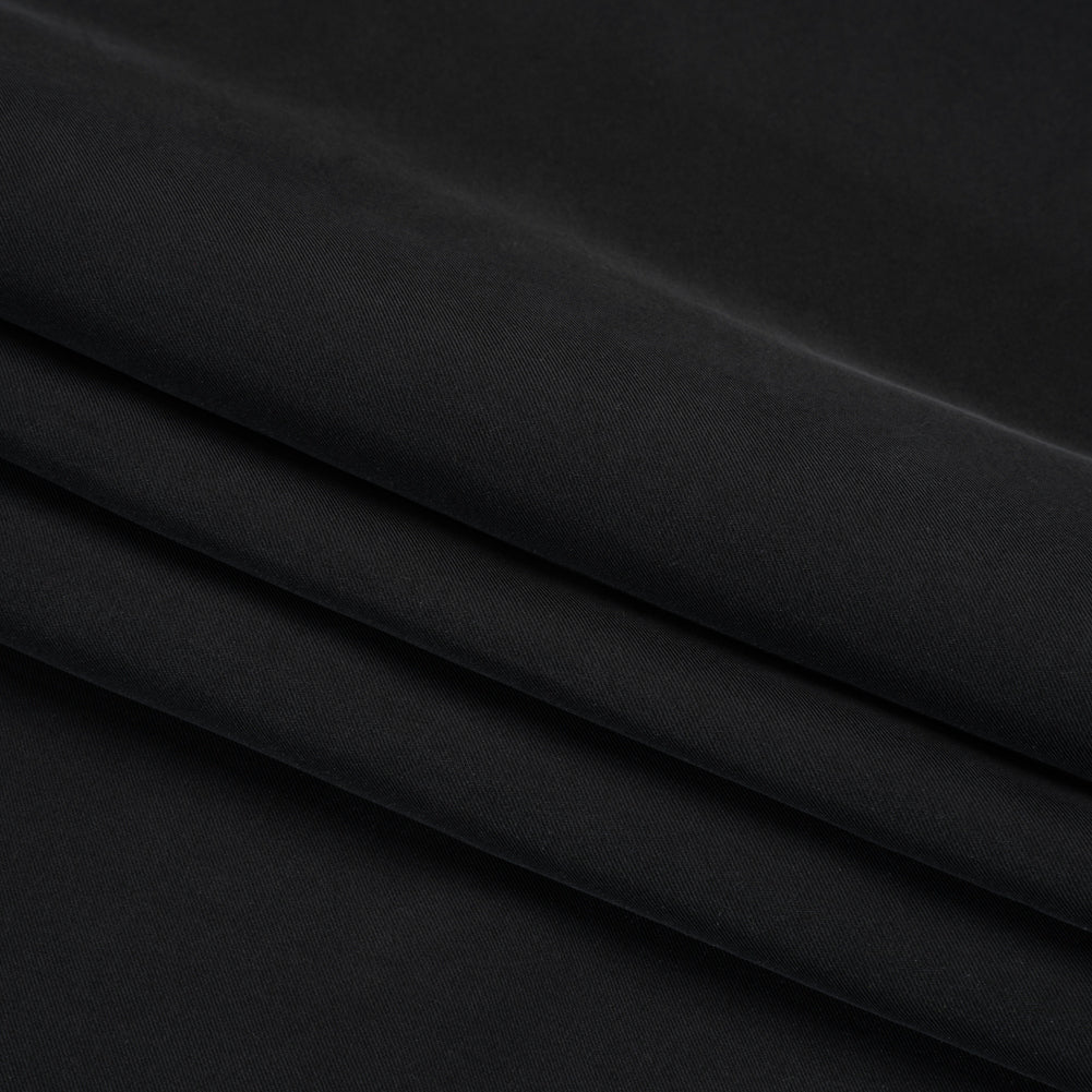 Washed Silk Twill 18mm - Black