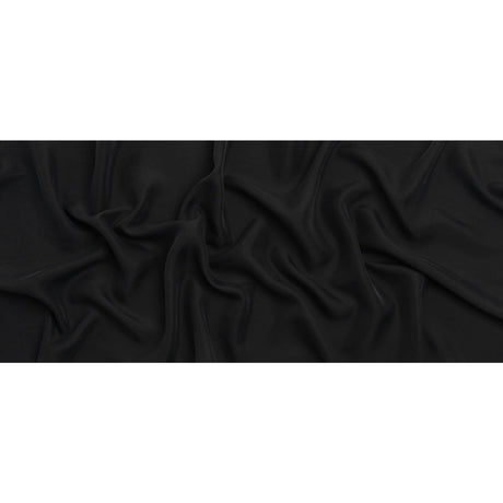 Washed Silk Twill 18mm - Black