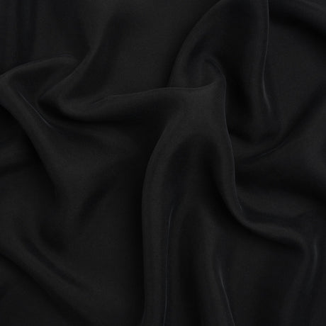Washed Silk Twill 18mm - Black