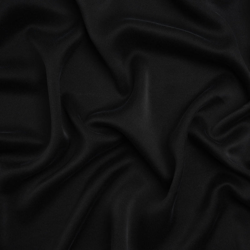 Washed Silk Charmeuse 19mm - Black
