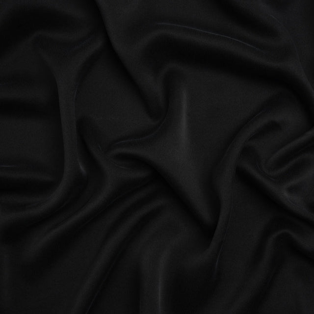 Washed Silk Charmeuse 19mm - Black