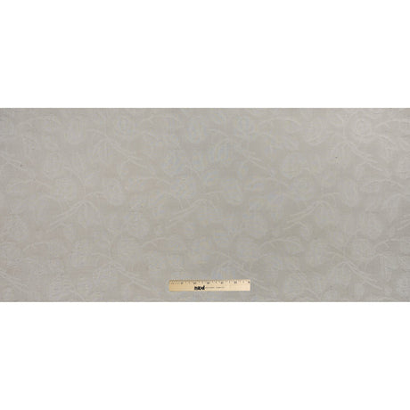 Beige on Beige Raised Floral Cotton Woven