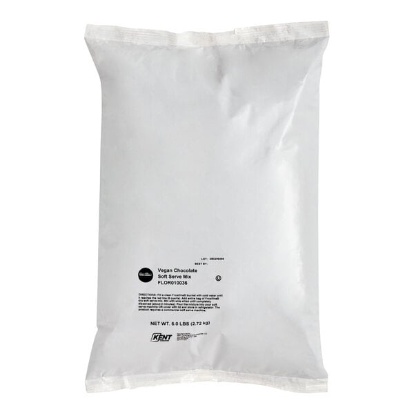Frostline Vegan Chocolate Soft Serve Mix 6 lb. - 6/Case