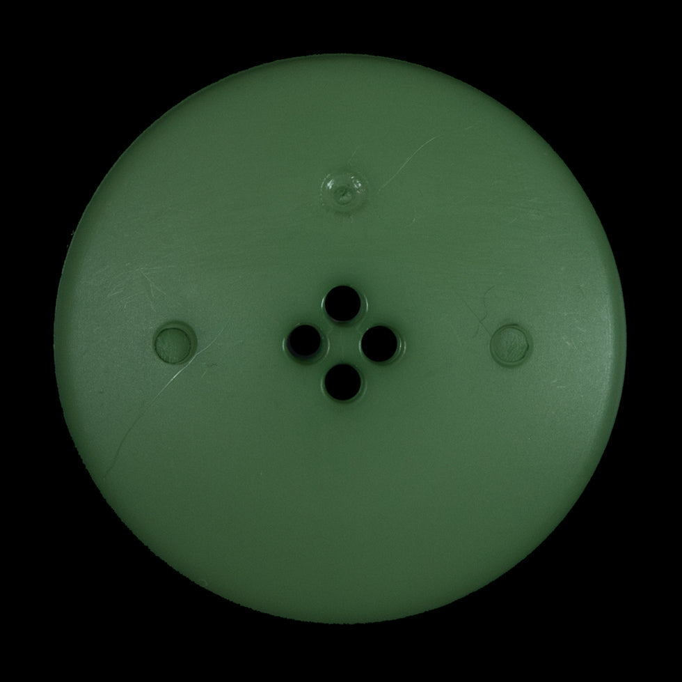 Shamrock Green Textured 4-Hole Button - 54L/34mm