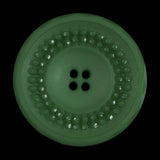 Shamrock Green Textured 4-Hole Button - 54L/34mm