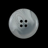 White Translucent Concaving Button - 40L/25.5mm