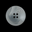 White Translucent Concaving Button - 40L/25.5mm