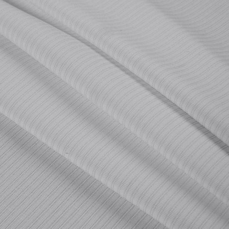 White Lurex Striped Wicking Jersey