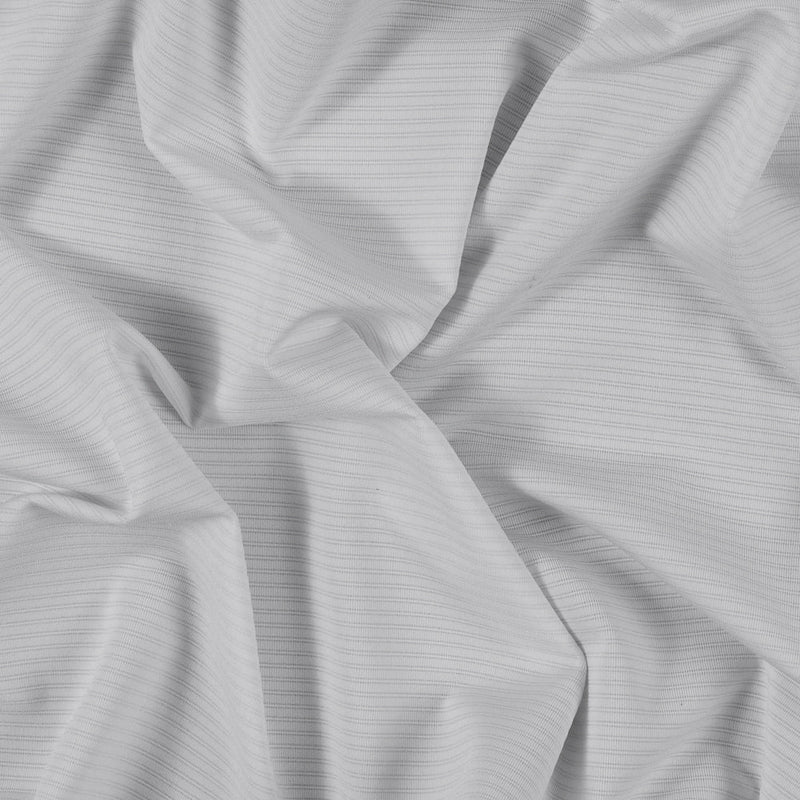 White Lurex Striped Wicking Jersey
