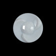 White Swirled Center Shank-Back Button - 36L/23mm