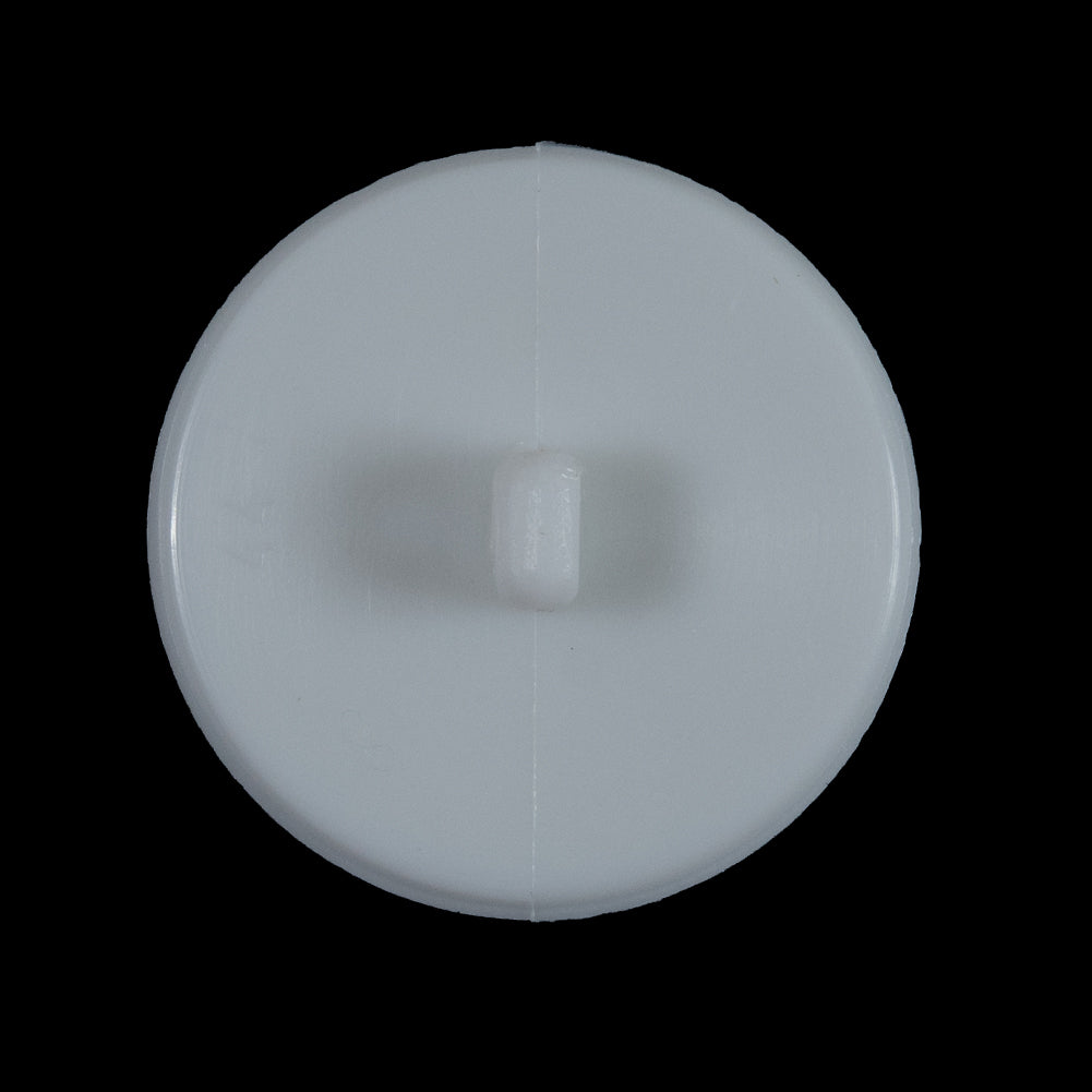 White Classy Etched Shank-Back Button - 44L/28mm