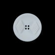 White Raised Textured 4-Hole Button - 36L/23mm