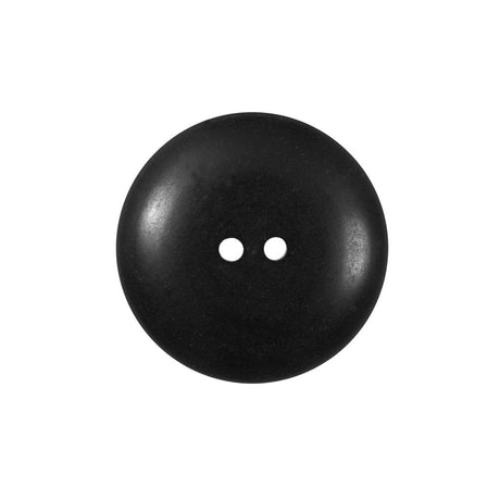 Black Plastic 2 Hole Button - 36L/23mm