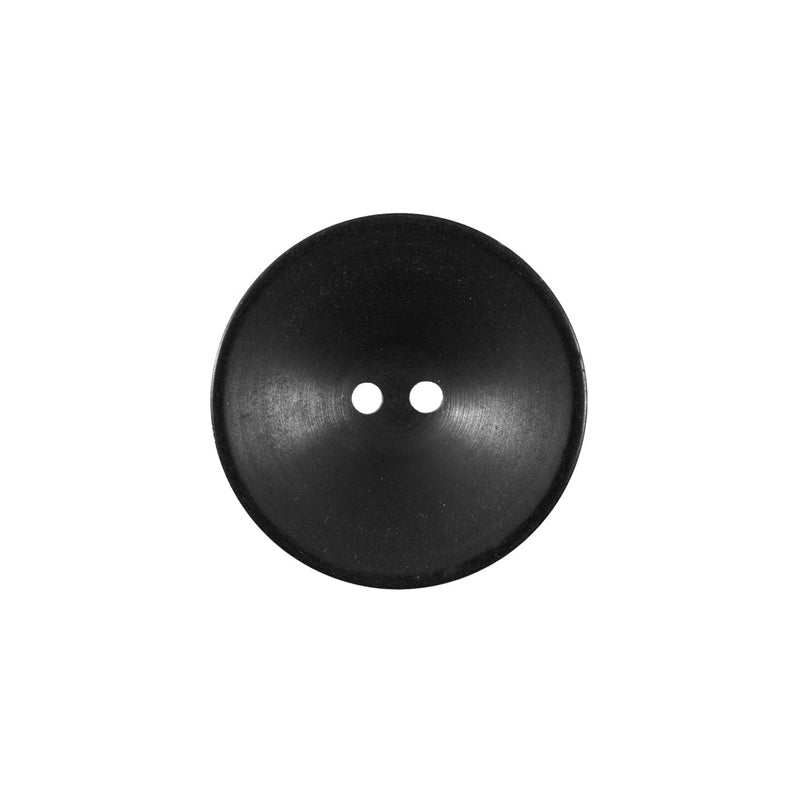 Black Plastic 2 Hole Button - 32L/20mm