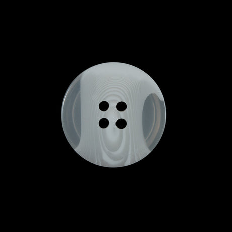 Off-White Translucent Four-Hole Button - 36L/23mm