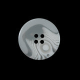 Off-White Translucent Four-Hole Button - 40L/25.5mm