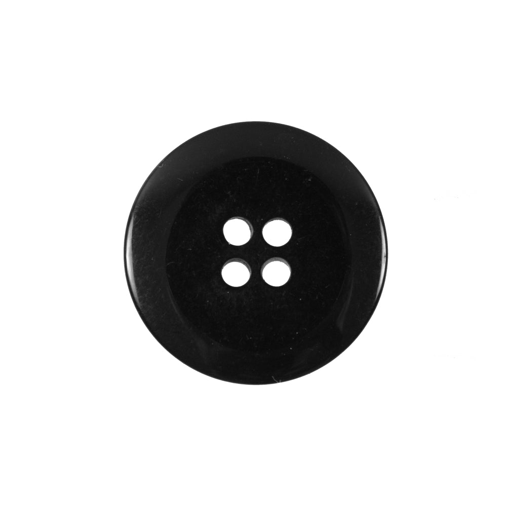 Black 4-Hole Plastic Button - 36L/23mm