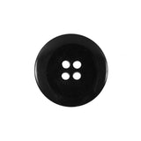 Black 4-Hole Plastic Button - 36L/23mm