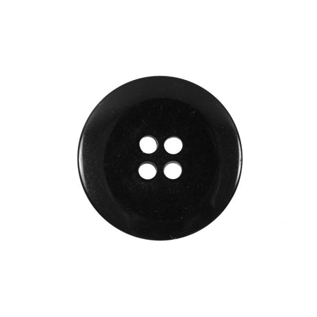 Black 4-Hole Plastic Button - 36L/23mm