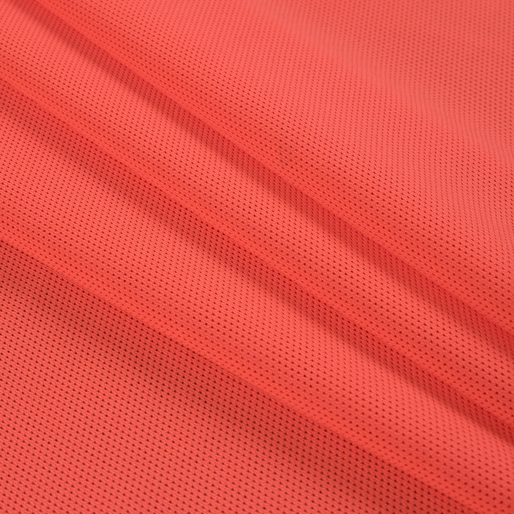 Neon Orange Stretch Mesh with Wicking Capabilities