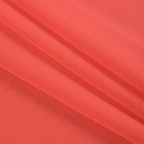 Neon Orange Stretch Mesh with Wicking Capabilities