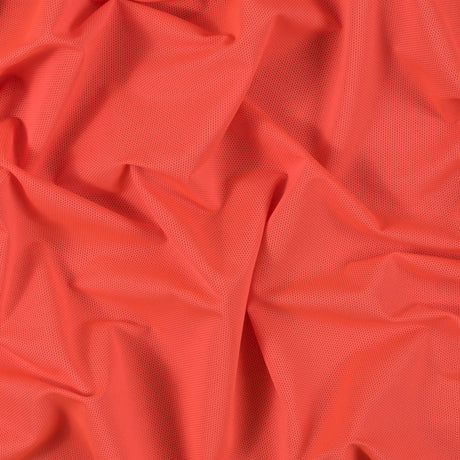 Neon Orange Stretch Mesh with Wicking Capabilities