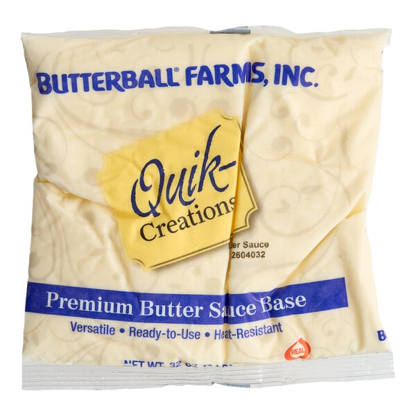 Butterball Farms Quik-Creations Ready-to-Use Premium Butter Sauce Base 2 lb. - 8/Case