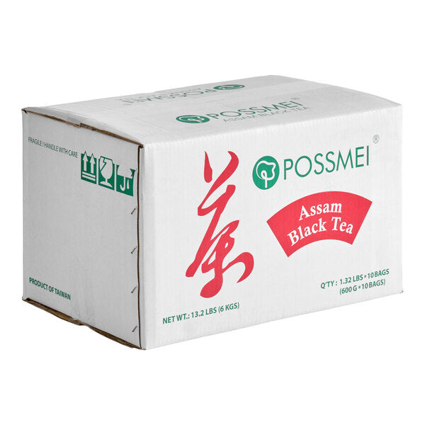 Possmei Loose Leaf Assam Black Tea 1.32 lb. - 10/Case