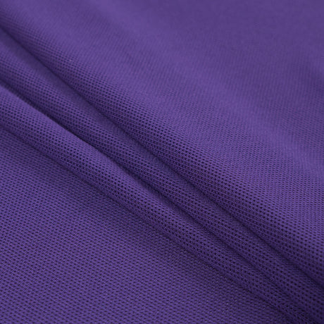 Black Purple Stretch Mesh with Wicking Capabilities