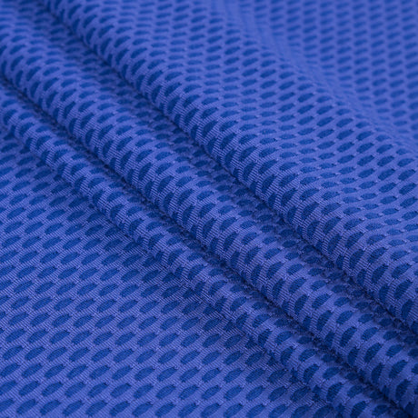 Pacific Blue Stretch Mesh with Wicking Capabilities