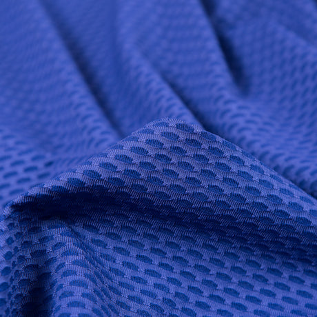 Pacific Blue Stretch Mesh with Wicking Capabilities