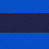 Electric Blue Awning Striped Stretch Eclon Jersey