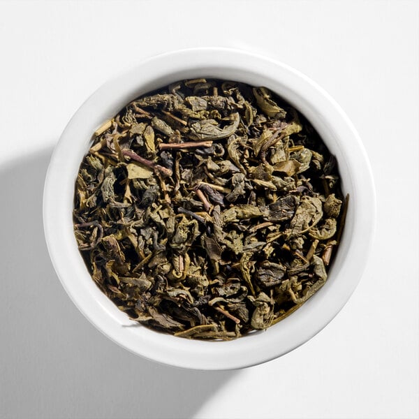 Possmei Loose Leaf Jasmine Green Tea 1.32 lb. - 10/Case