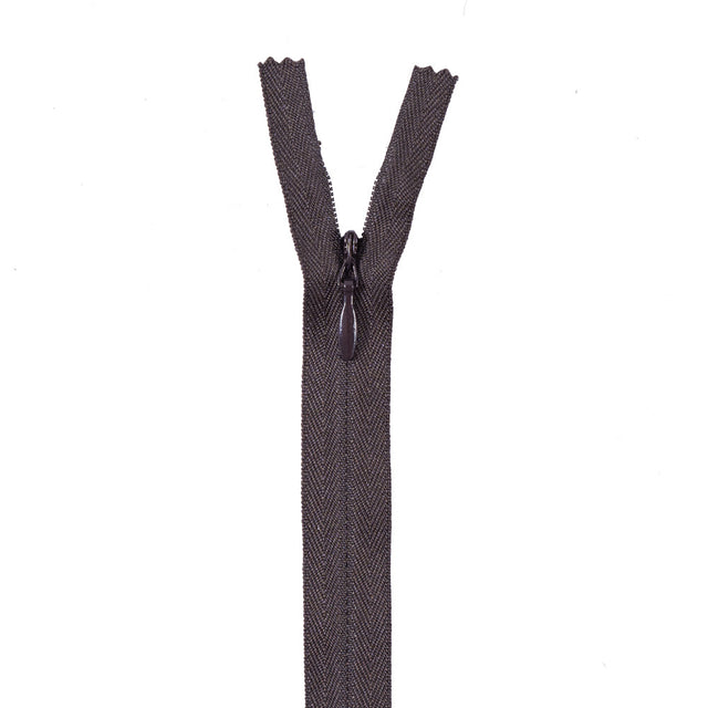Invisible Zipper 9" - Dark Brown
