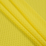 Yellow Knit Jacquard Mesh