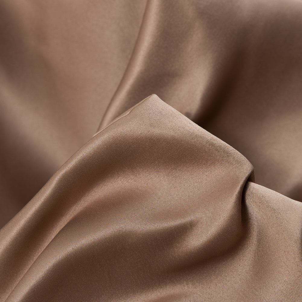 Beige Double Faced Duchesse Satin