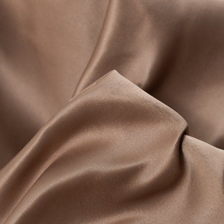 Beige Double Faced Duchesse Satin